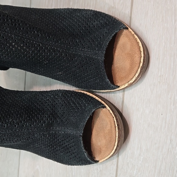 Toms Women Majorca Open Toe Heels boots shoes sz 7 - Picture 5 of 11